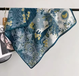 Gifts For Her: Fresh Accessories Neck Scarf - Blue Tree