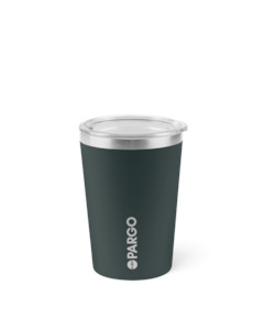 Homeware: Pargo 12oz Insulated Coffee Cup - BBQ Charcoal
