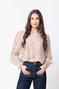 Leila + Luca Molly Top - Orange Blossom