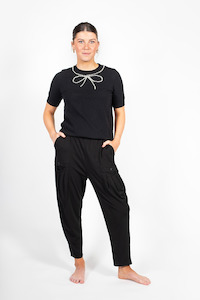 Antler Bohdi Pant Black Summer Weight