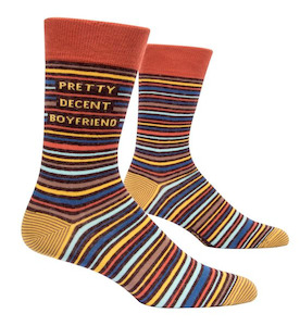 Melric Mens Novelty Socks - Pretty Decent Boyfriend