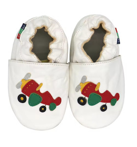 Fresh Baby Leather Baby Shoes 6-12 months - Aeroplane