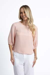 Humidity Ivy Blouse - Soft Pink