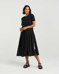 Et Alia: Et Alia Lee Dress - Noir Check