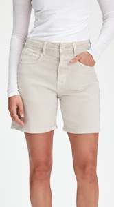 Junkfood Jeans: Junkfood Jeans Bronte Shorts Neutral