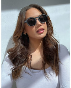 Stella + Gemma - High Line Matt Black Sunglasses