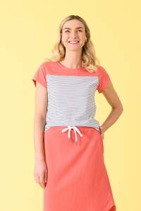 Charlie Jane Sumner Tee - Coral