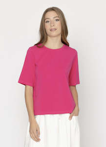 Two By Two: Two by Two Arrow Tee - Hot Pink