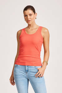 Ed Ive: Eb & Ive La Plage Tank - Coral