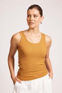 Ed Ive: Eb & Ive La Plage Tank - Caramel