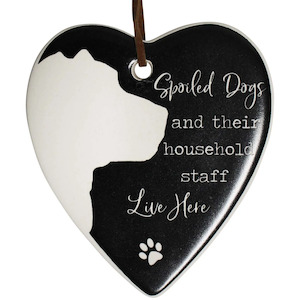Lavida: Lavida Hanging Heart Spoiled Dogs