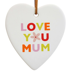 Lavida Hanging Heart Love Mum