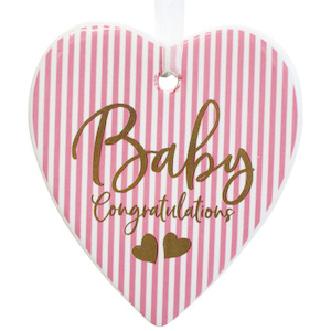 Lavida: Lavida Hanging Heart Baby Girl