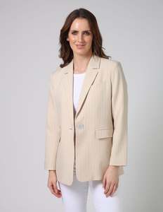 Clearance Clothing: Stella + Gemma Blanca Blazer - Chai
