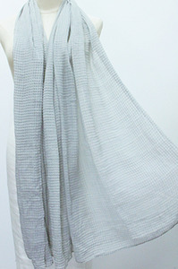 Frontier: Frontier Scarf Waffle Plain Grey