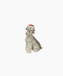 Homeware: FC Schnauzer with Santa Hat