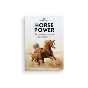 Affirmations 24 Horse Power Cards + stand