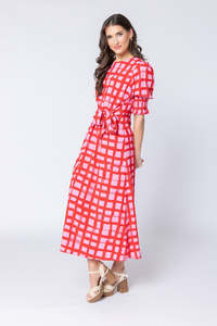 Leila Luca: Leila + Luca Gatherings Dress - Pink Magic