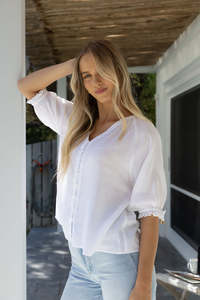 Humidity Reece Blouse - White