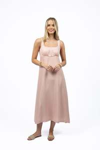 Humidity Tallulah Dress - Soft Pink