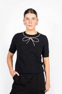 Antler Bow'Tiful Knit Tee Top