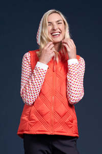 Charlie Jane Twizel Vest - Tangerine