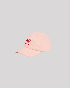 Elm Cap - Bowie Relaxed Pale Pink Bow Cap