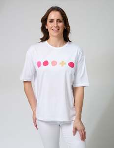 Stella + Gemma Porter Tee Isola Bella - White
