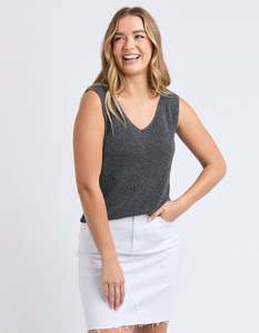 Foxwood Whitby Knit Top - Black