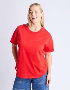 Elm Halli S/S Tee - Poppy
