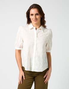 Clearance Clothing: Stella + Gemma Evie Blouse - White