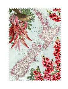 Gifts For Her: Live Wires Lens Cloth - Map of NZ