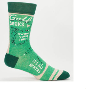 Gifts For Him: Melric Mens Novelty Socks - Golf Socks