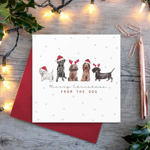 Cards: Live Wires Card - Merry Christmas From The Dog