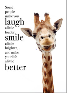 Affirmations Card - Some People make you Laugh