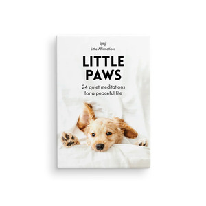 Affirmations 24 Little Paws Cards + stand