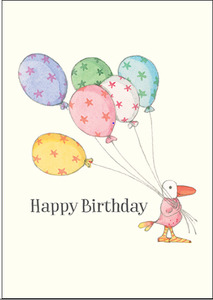 Affirmations Little Cards -Happy Birthday Balloons