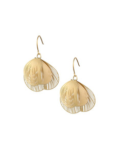 TT - Gold FiligreeDouble Round Earrings