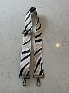 Freshx: Fresh Accessories Bag Strap - Cream Zebra
