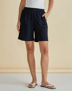 Betty Basics Sale: Betty Basics Harvard Short - Blue