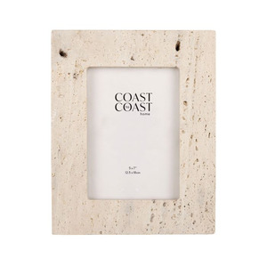 Homeware: Coast to Coast Len Travertine Frame 5x7"