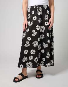 Stella Gemma Stock Take Clearance: Stella + Gemma Anastasia Skirt - Night Blooms