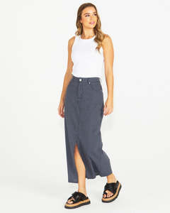 20 Rack: Sass Noah Rib Tank - White