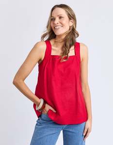 Foxwood Lourdes Top - Crimson