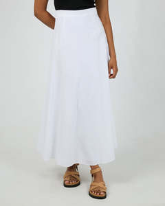 All About Eve Essential Maxi Skirt - White