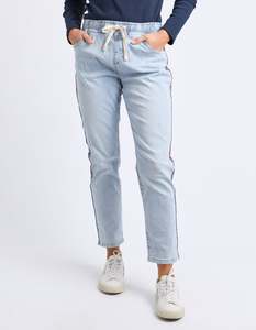 60 Rack: Foxwood Juliette Taped Jogger - Vingate Pale Blue