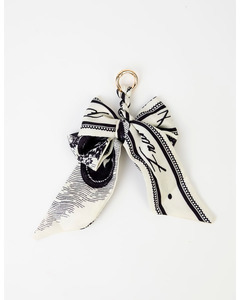 Stella + Gemma Keychain Bow Black