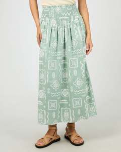 50 Rack: All About Eve Lucia Maxi Skirt - Sage