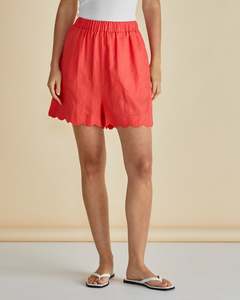 Betty Basics Sale: Betty Basics Seraphina Short - Red (we think coral)