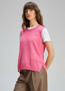 Zaket & Plover Vest Essential - Rhubarb
